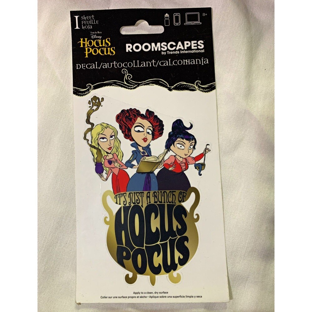RoomScapes Disney Hocus Pocus Vinyl Self-Adhesive Decorative Wall Decal DC7737